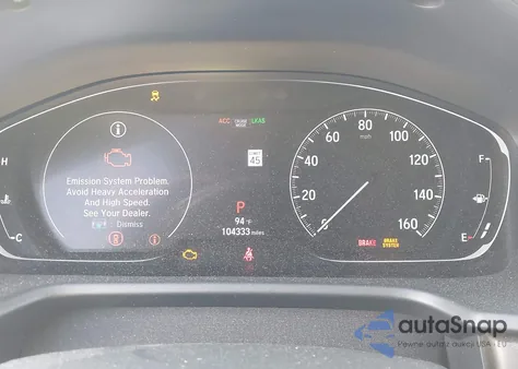 2018 Honda Accord Touring z USA, uszkodzony, nr VIN 1HGCV1F97JA013626